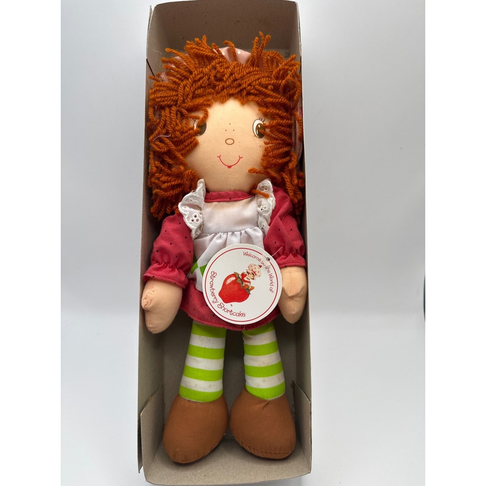 Vintage 1995 Strawberry Shortcake Little Debbie Rag Doll 13" DanDee NIB Tag